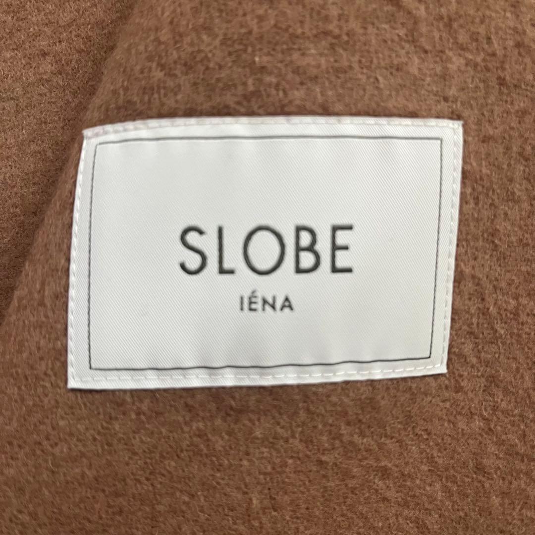 2024 スローブイエナ　スタンドカラーダブルフェイスポンチョ キャメル