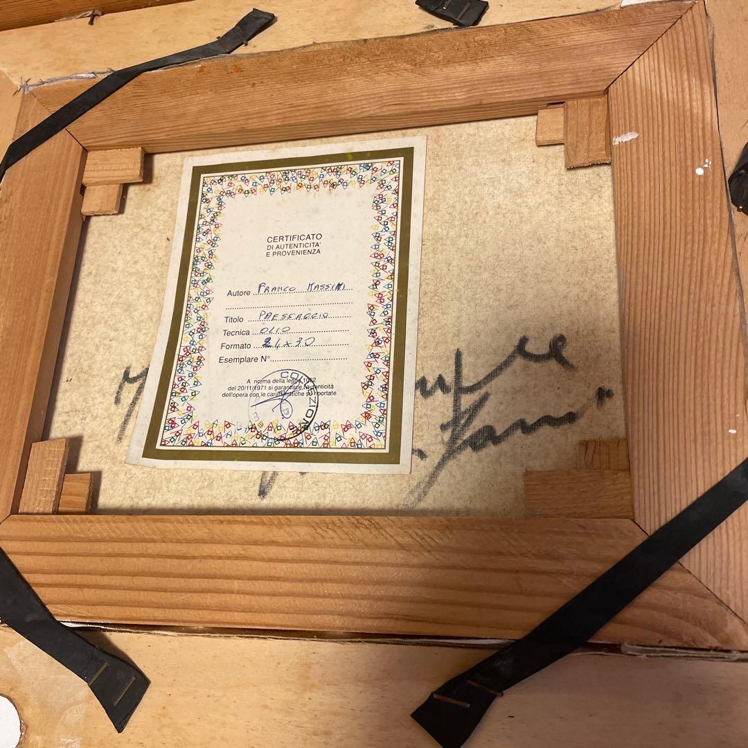 SALE!!! 油絵 25年前イタリアの骨董市で購入