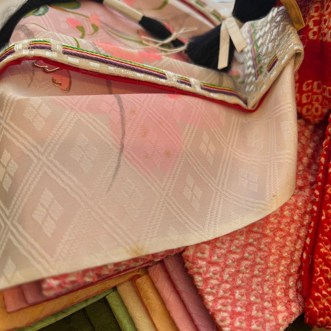 秀月 雛人形 セット お内裏様 お雛様 男雛 女雛 絞り ひな祭り