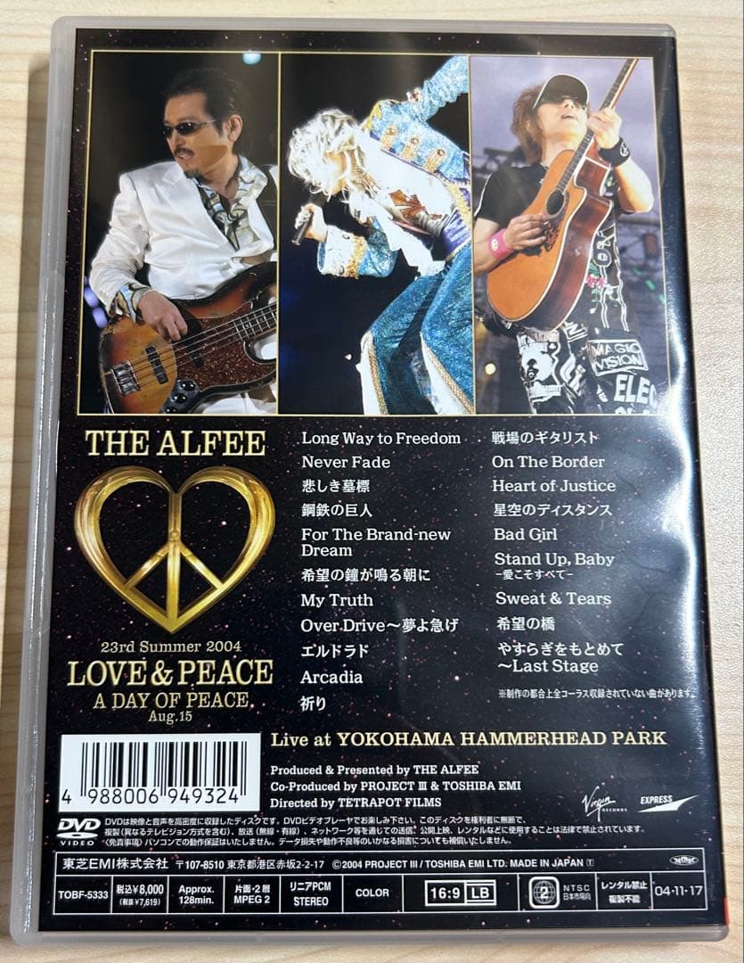 ななつ星THE ALFEE/23rd Summer 2004 LOVE&P