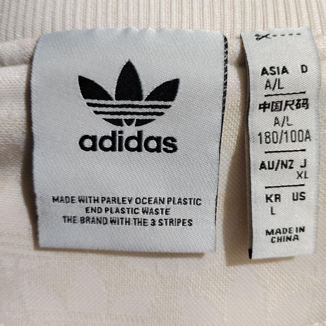 X*！様 【美品】adidas　トラックジャケット　モノグラム柄　トレフォイルロ