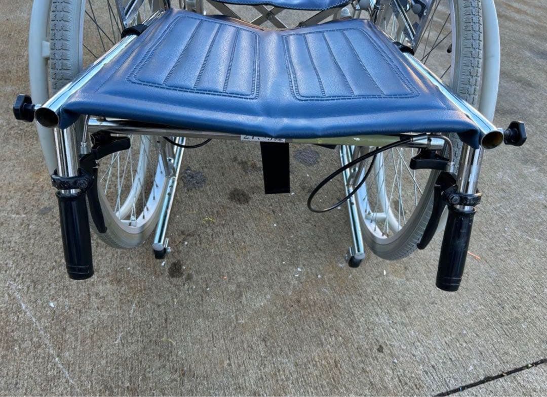 カワムラ KAWMURA リクライニング 介助用 車椅子 折りたたみ車いす