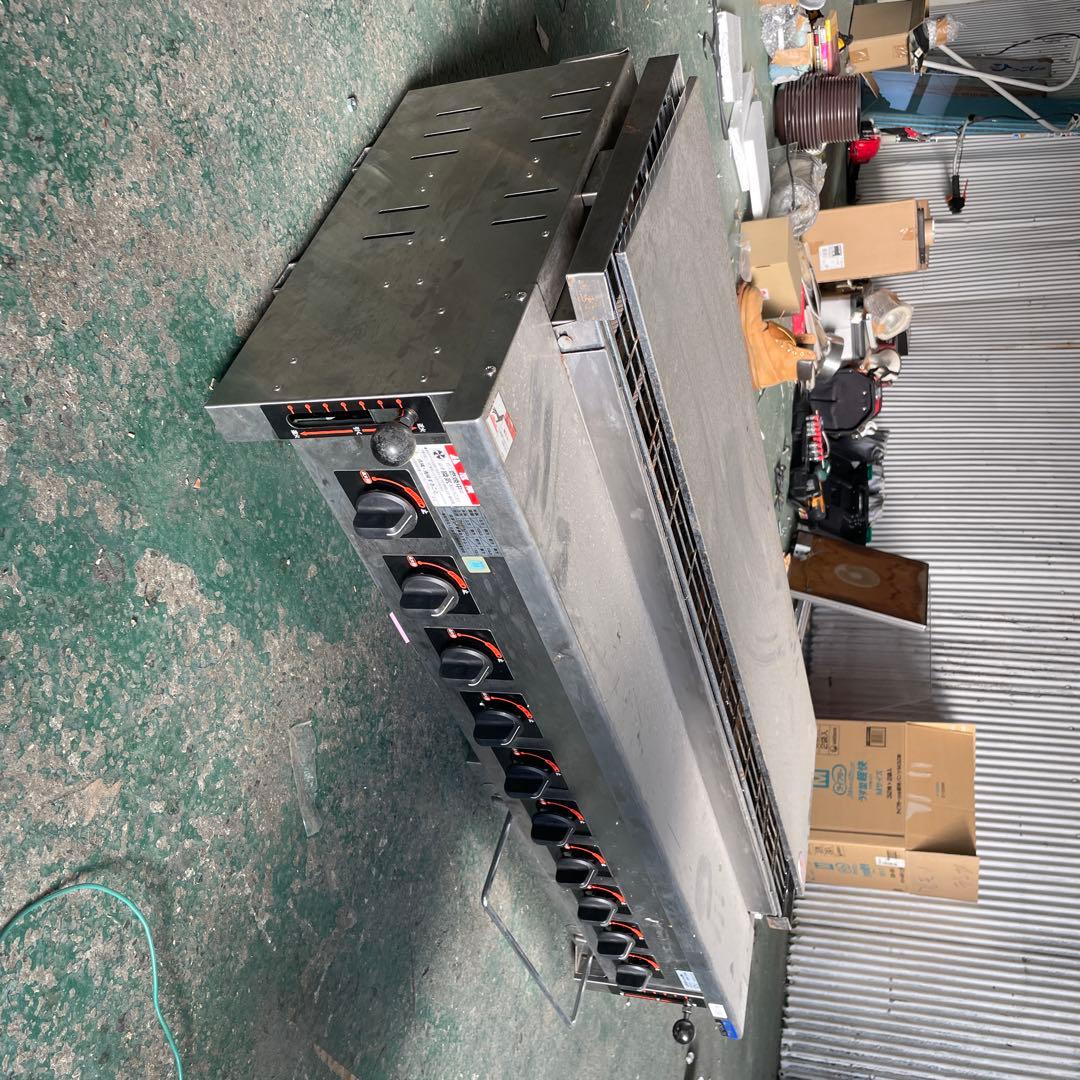 ステンレス製ガスグリル　LPマルゼン　やき鳥カンテキ　串焼き