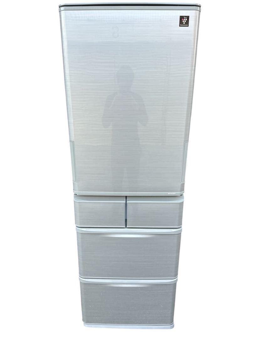 シャープ 冷蔵庫 SJ-W412D-S 412L 送料無料　両開き