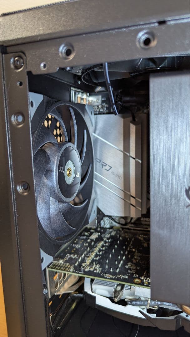 ほぼ新品 自作PC ryzen7 5700X 32GB RX570 M.2SSD