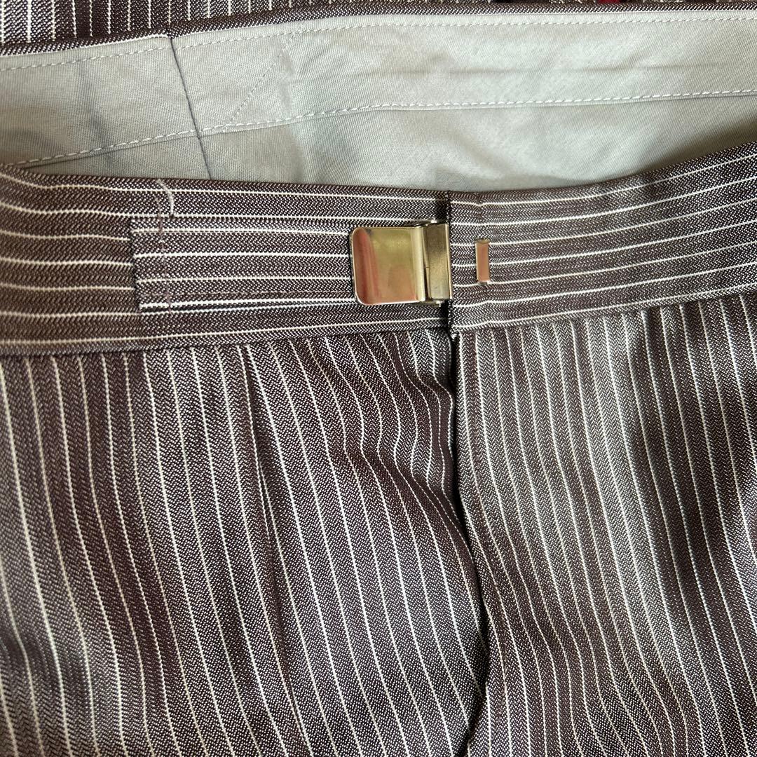 タキシード、5点セット、カラー、ブラウンストライプサイズ:ABM