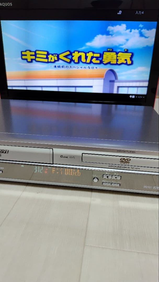【動作品】Panasonic　DVDプレーヤー一体型ビデオ　NV-VP30