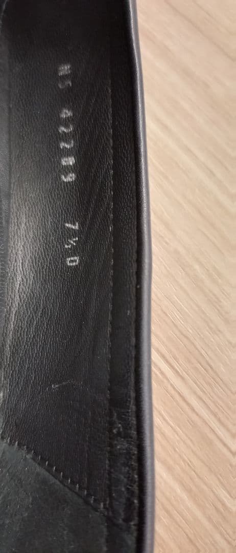 美品　フェラガモ ローファー　5センチヒール　黒　ガンチーニ　ROLO　7½D