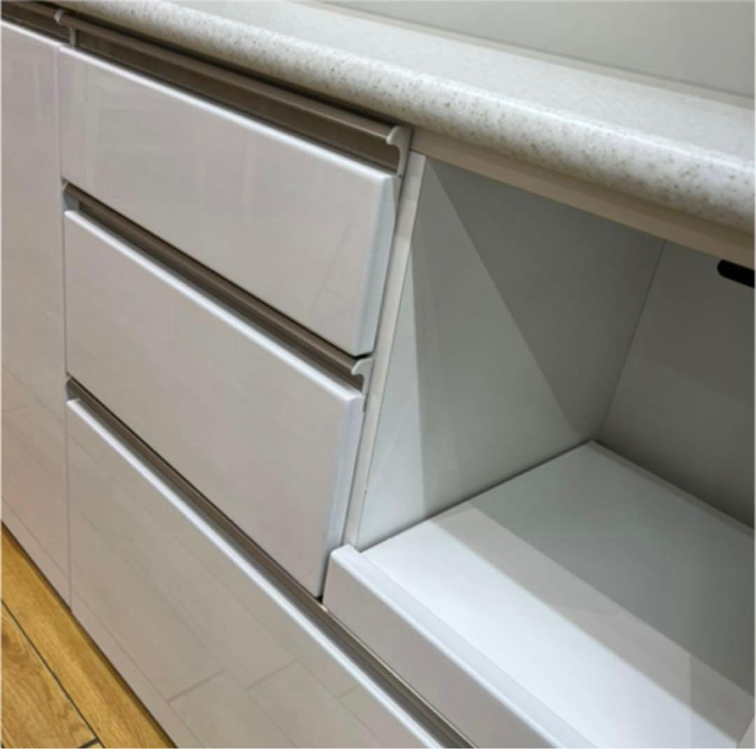 【ns】　食器棚　ニトリ　美品　アルミナ