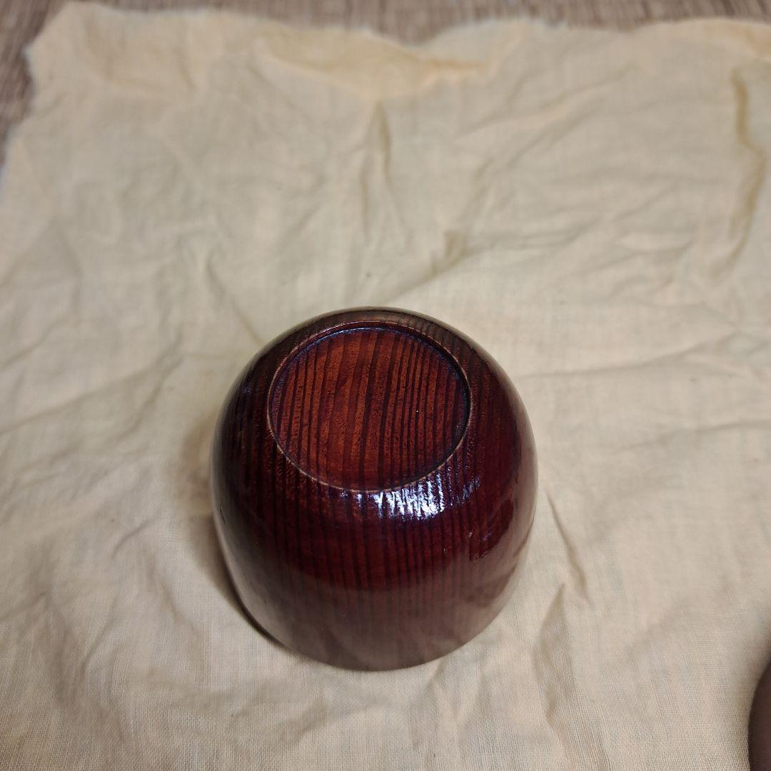 駒沢春斎(7代駒沢利斎)摺漆塗　梅図松の木中棗共箱　茶道具　漆器