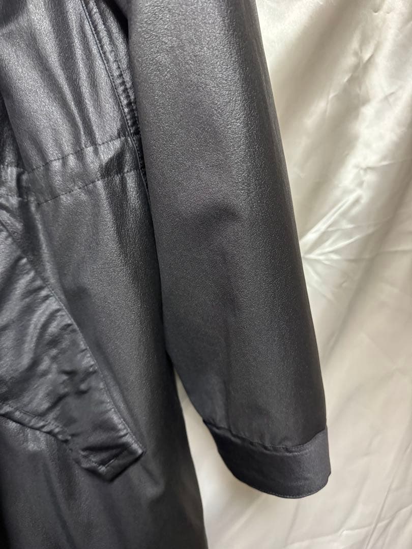 BLACK COMME des GARCONS◆モッズコート/XL/ブラック