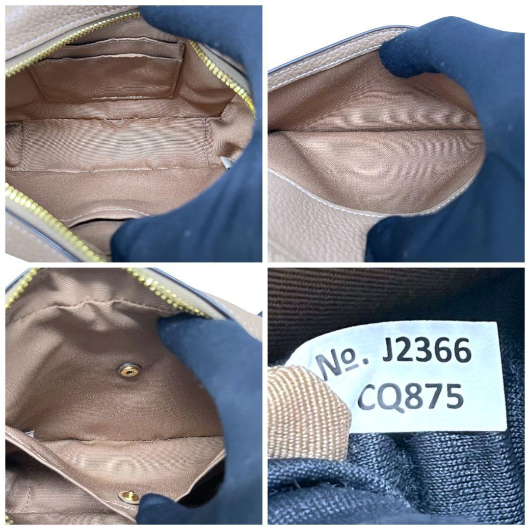 バッグ Coach Jamie Camera Bag Leather Beige