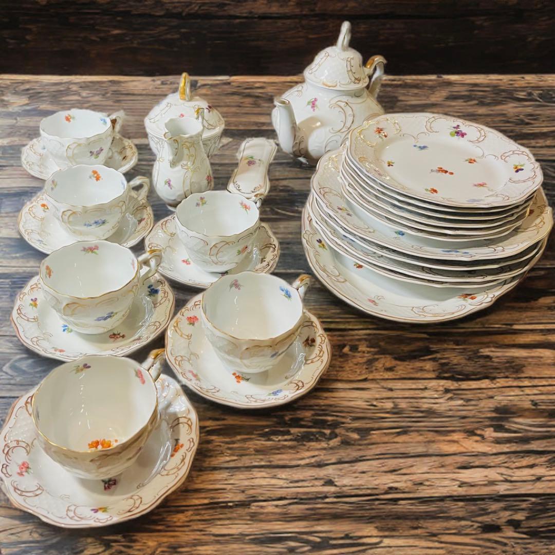 リンドナー ベルサイユ 25cm プレート 4枚 Handarbeit