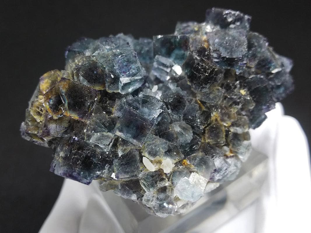 481 オコルス鉱山 フローライト クォーツ ブルーグリーン パープル