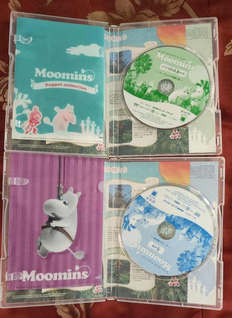 中古　ムーミン パペット・アニメーション DVD-BOX〈5枚組〉　再生確認済み