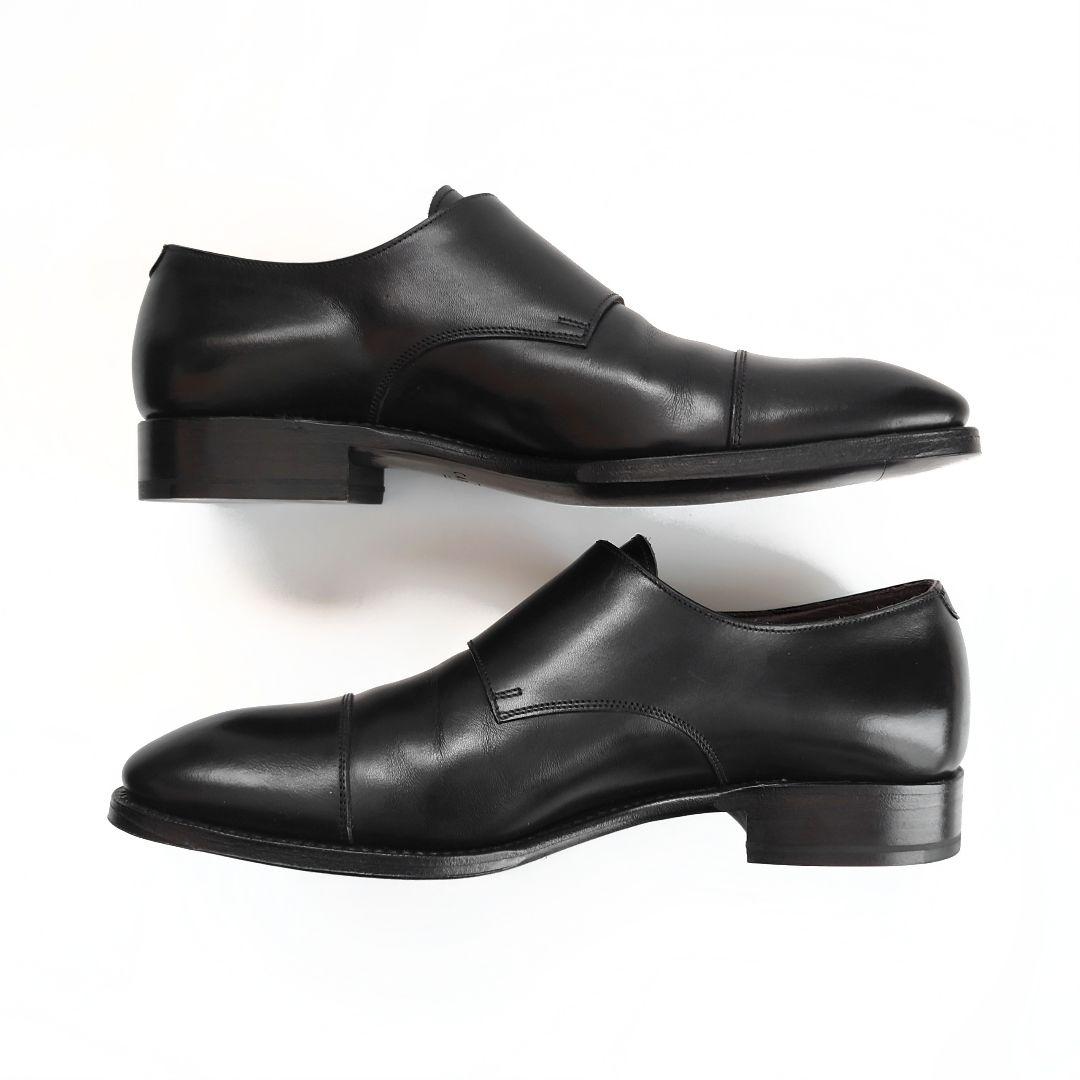 美品 カルミナ ダブルモンク ストラップ シューズ トレーディングポスト ヤンコ