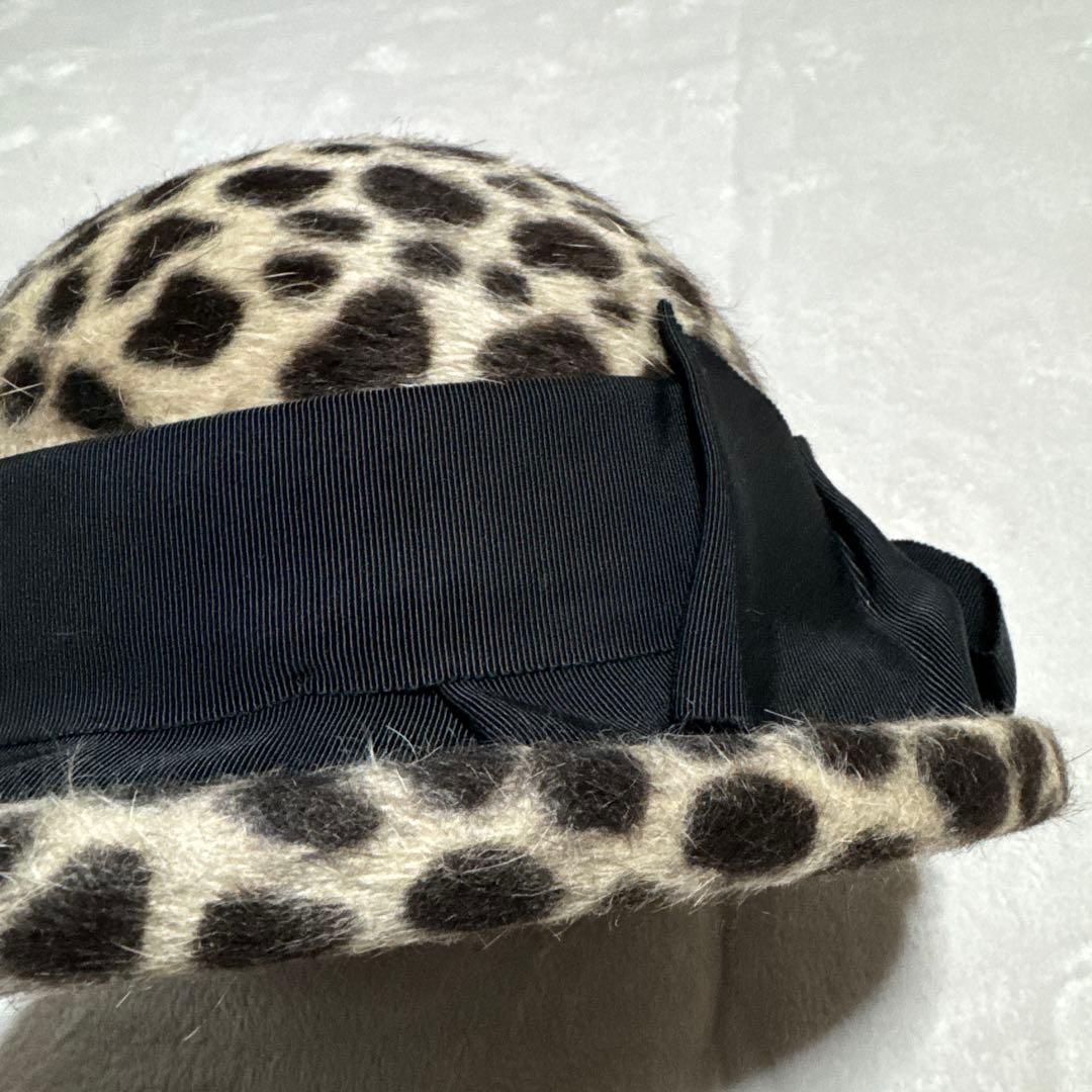 バカラ　マキシン　ヒョウ柄　帽子