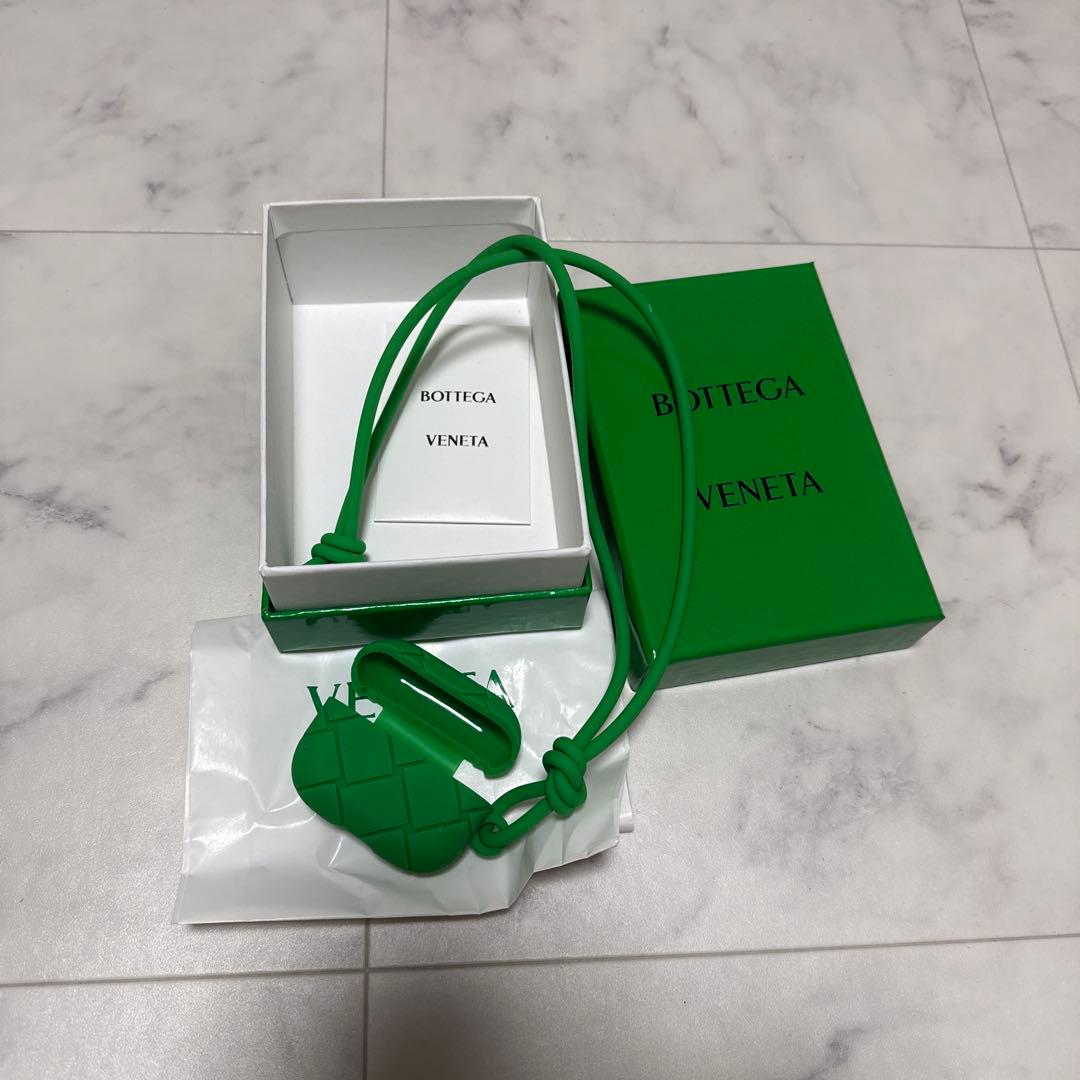 BOTTEGA VENETA Air pods proケース グリーン