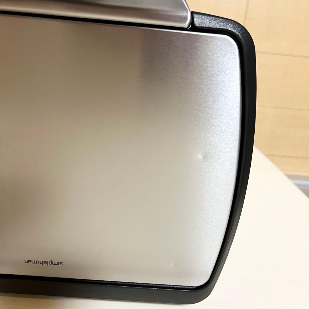 simplehuman レクタンギュラータッチバーカン 30L シルバー