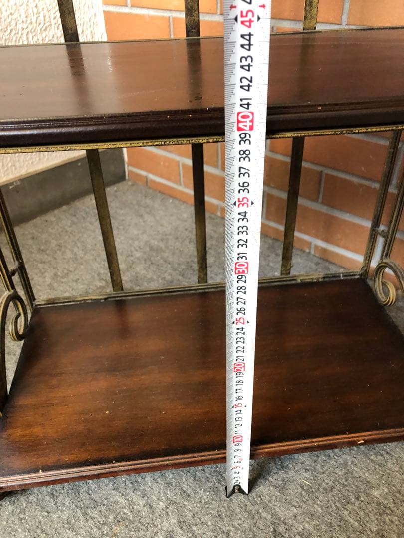 アイアンラック　アイアンスタンド　飾り棚　ディスプレイラック　アンティーク調