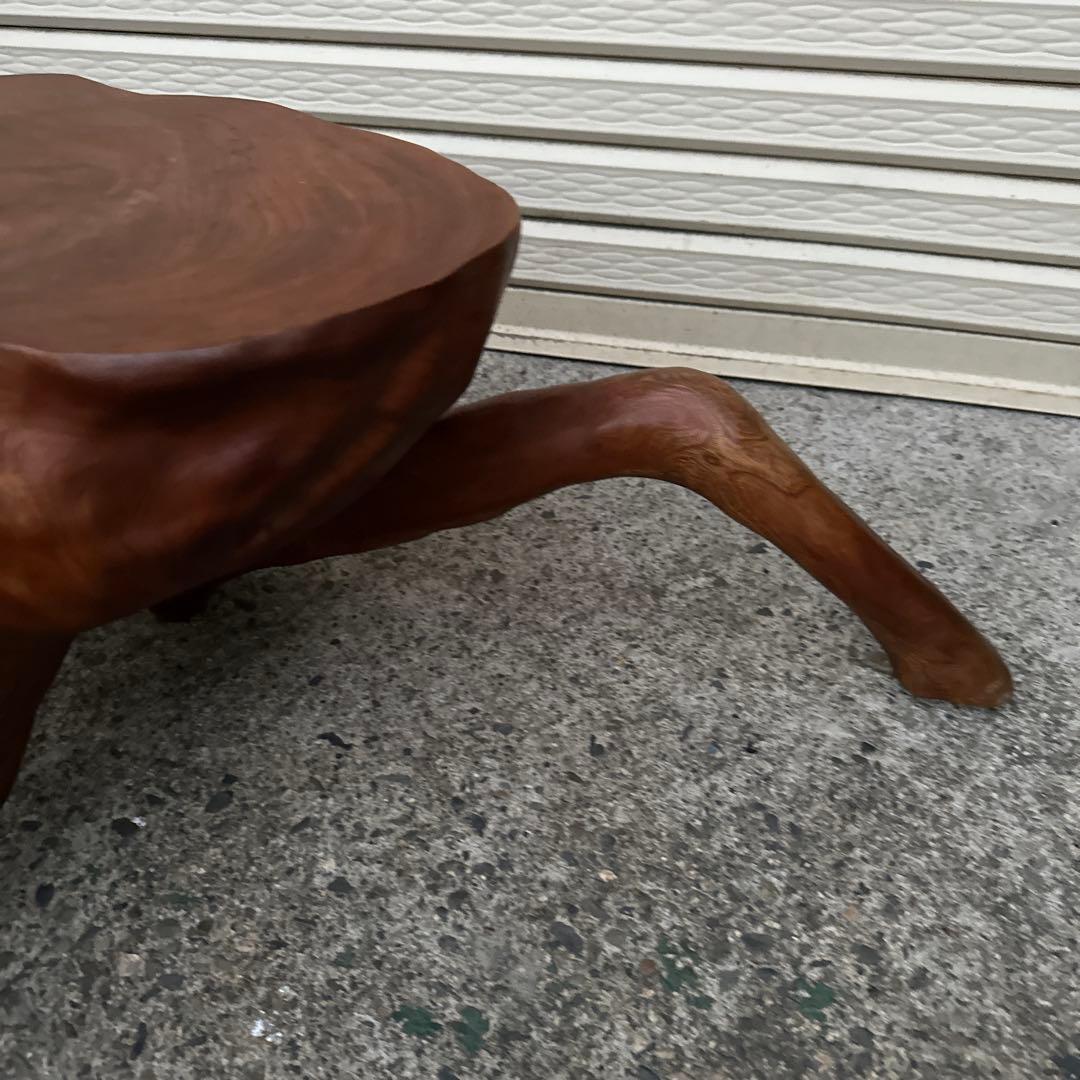 瞬間的お値下げ❣️無垢材 自然形状 木の花台