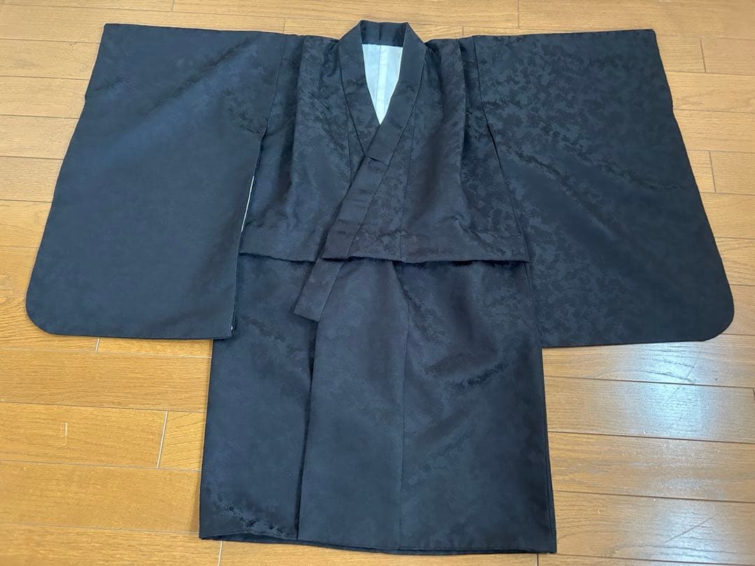 七五三 5歳 男の子 フルセット 子供着物 黒 袴