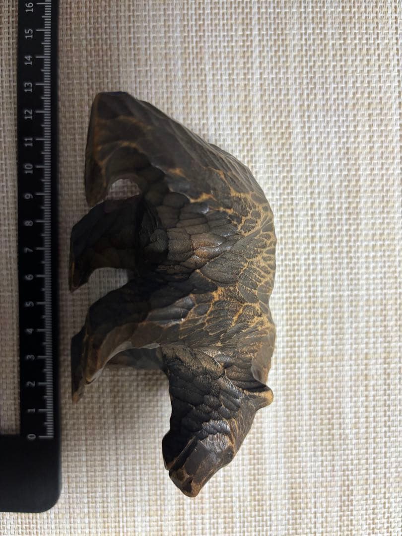 【希少】北海道 白老 アイヌ 木彫り熊 置物　アンティーク