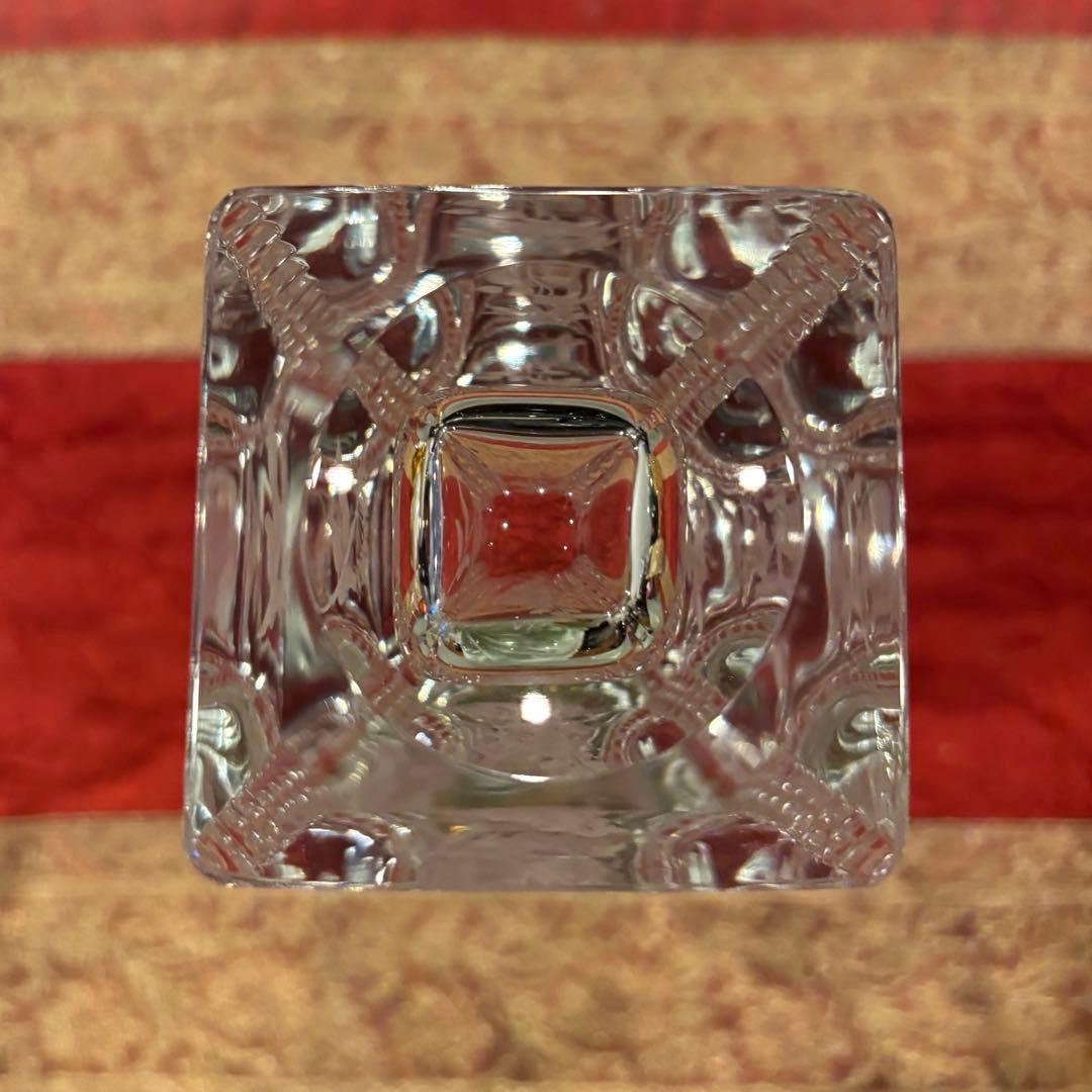 新品　希少　マイセン クリスタルガラス フラワーベース 花瓶 箱付 25cm