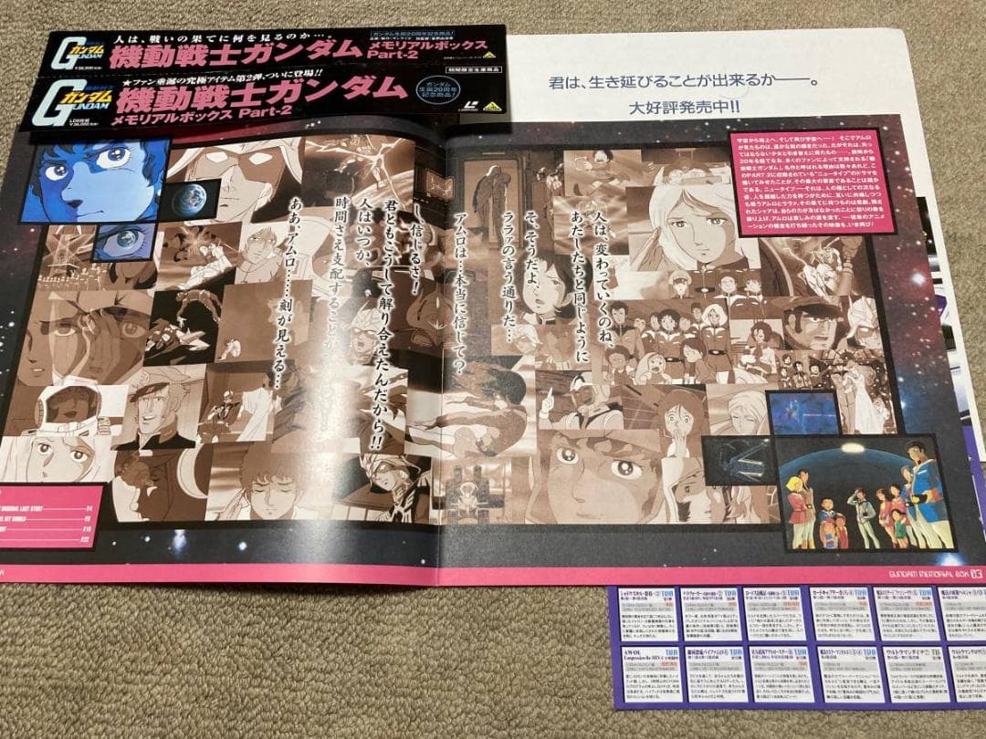 機動戦士ガンダム　初代TV版　Part1・Part2 レーザーディスク