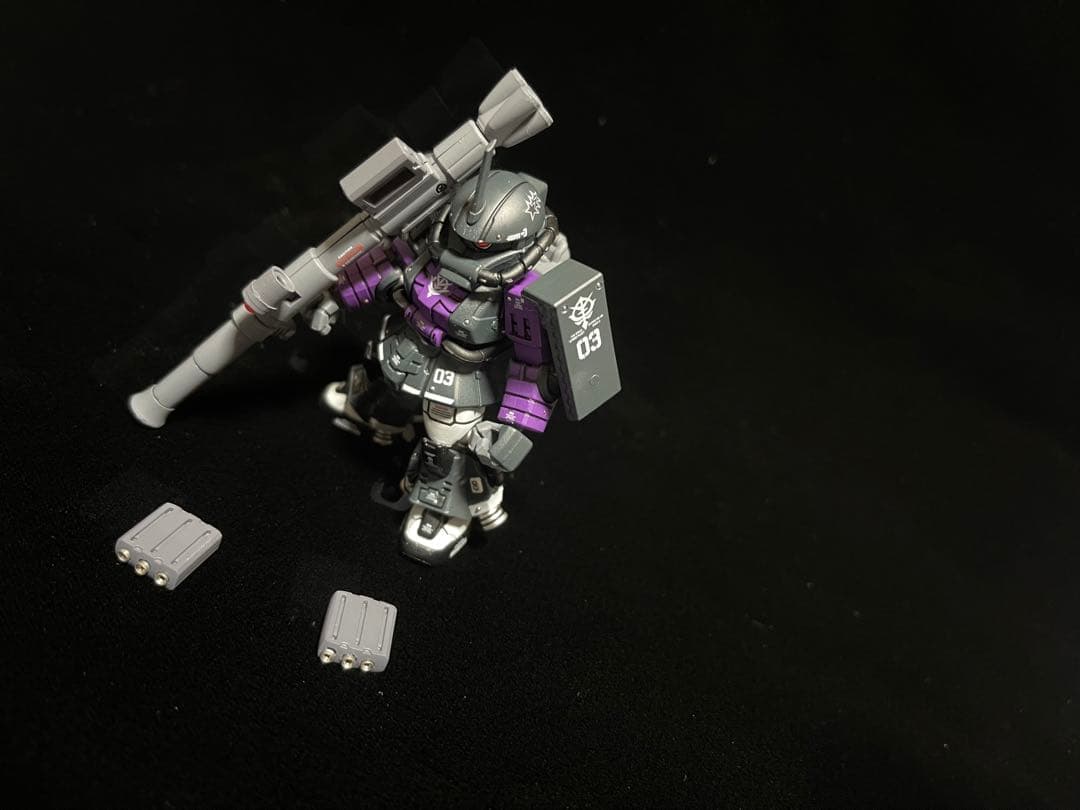 あ*げ様 モビルスーツアンサンブル　黒い三連星　ザク