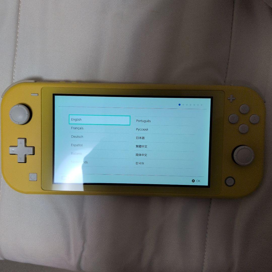 Nintendo Switch Lite イエロー 本体 ACアダプター 箱付き