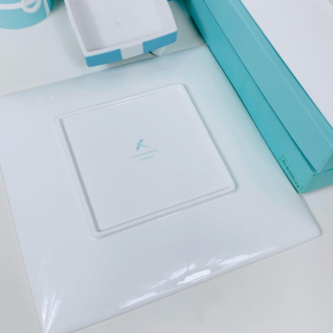 未使用品 Tiffany＆Co. ティファニー ブルーリボン 食器 セット7点