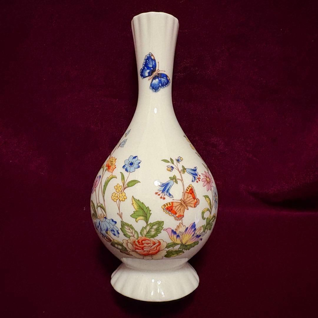 エインズレイ コテージガーデン 一輪挿し フラワーベース 皿　プレート　小物入れ