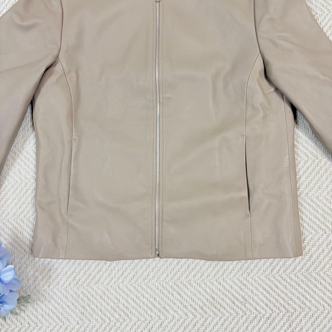 極美品✨ユナイテッドアローズ アデイインザライフラムレザー ノーカラーライダース