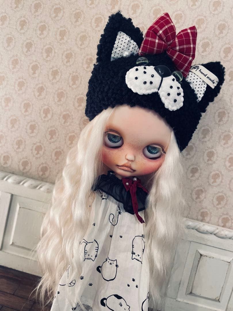 カスタム アイシードール 頭皮付きモヘア アウトフィット付属