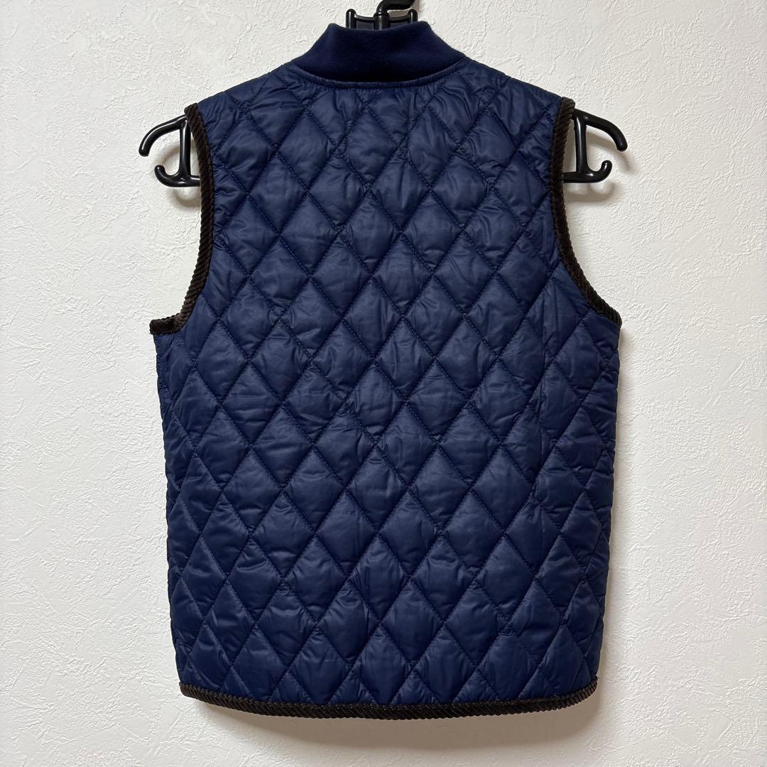 ラルフローレン オイルドジャケット キルティングライナー付き ネイビー 140