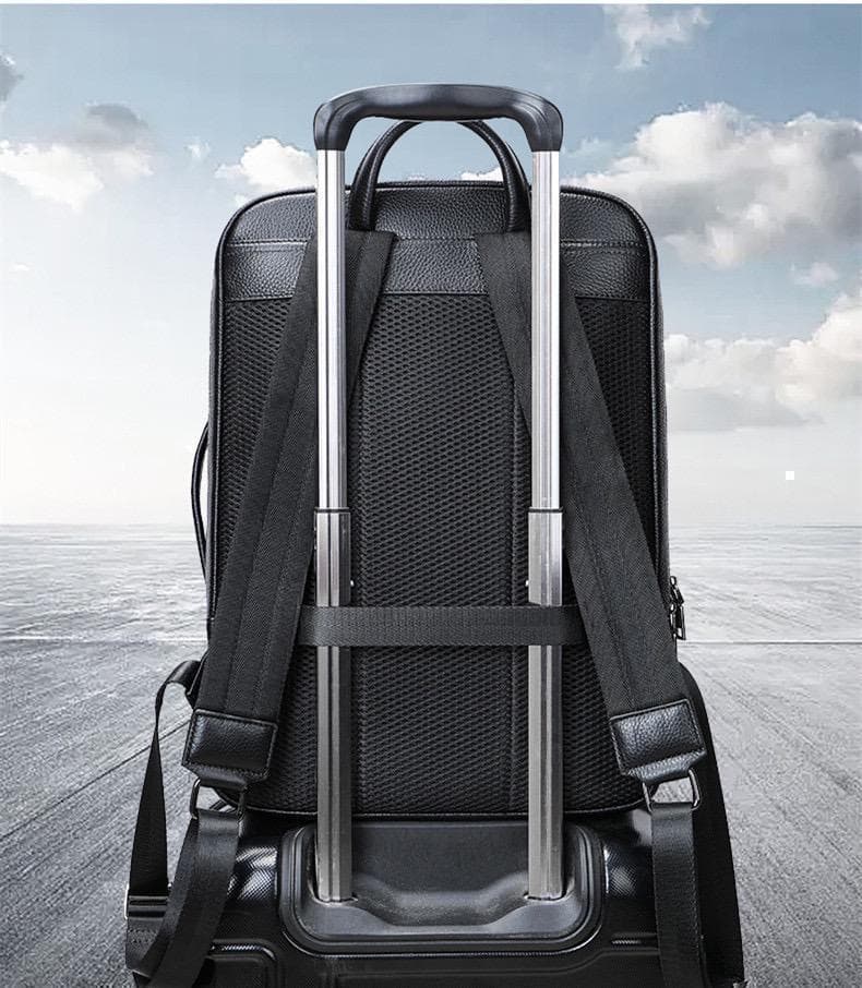 新品　厳選入荷　在庫わずか　厚手牛革　本革　通勤タウンユース　ビジネスリュック