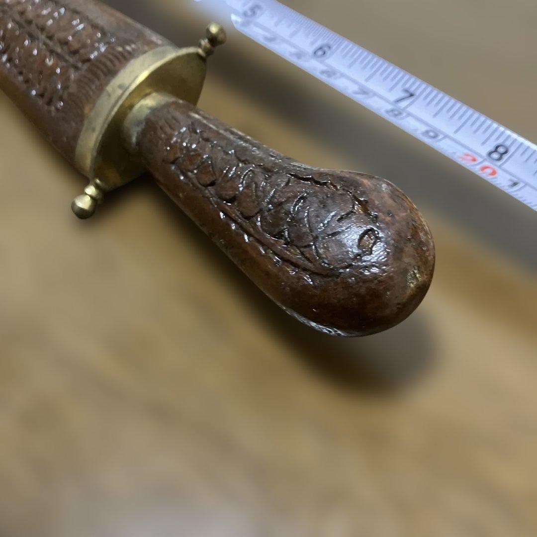 値下げ！彫刻木製ナイフ