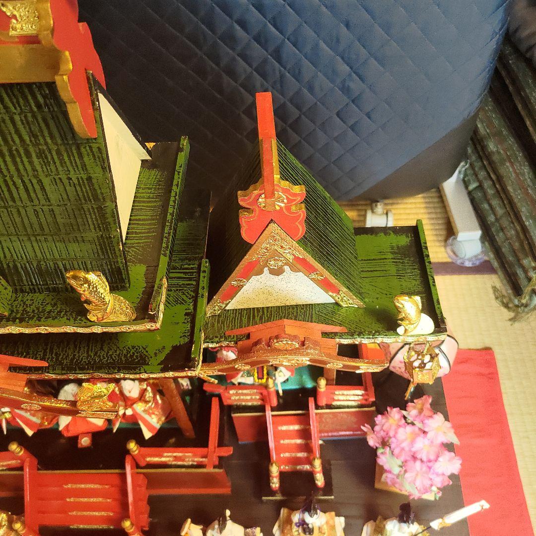 御殿飾りひな人形　雛人形セット