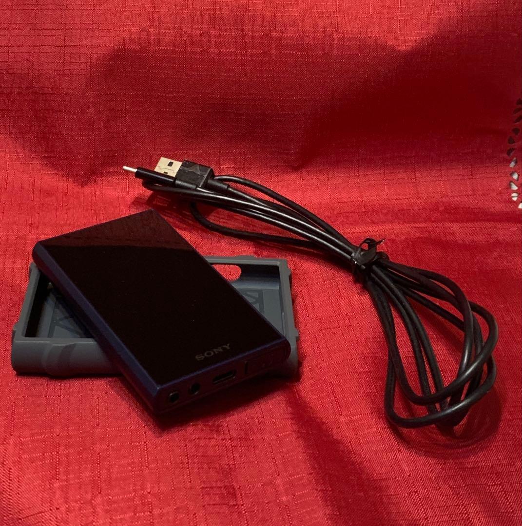 SONY デジタルオーディオプレーヤー ブルー ケース付き