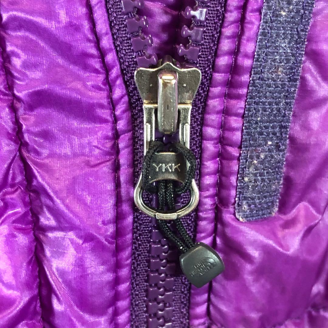 ザ　ノースフェイス　ヌプシ　ロングダウンジャケット　パープル