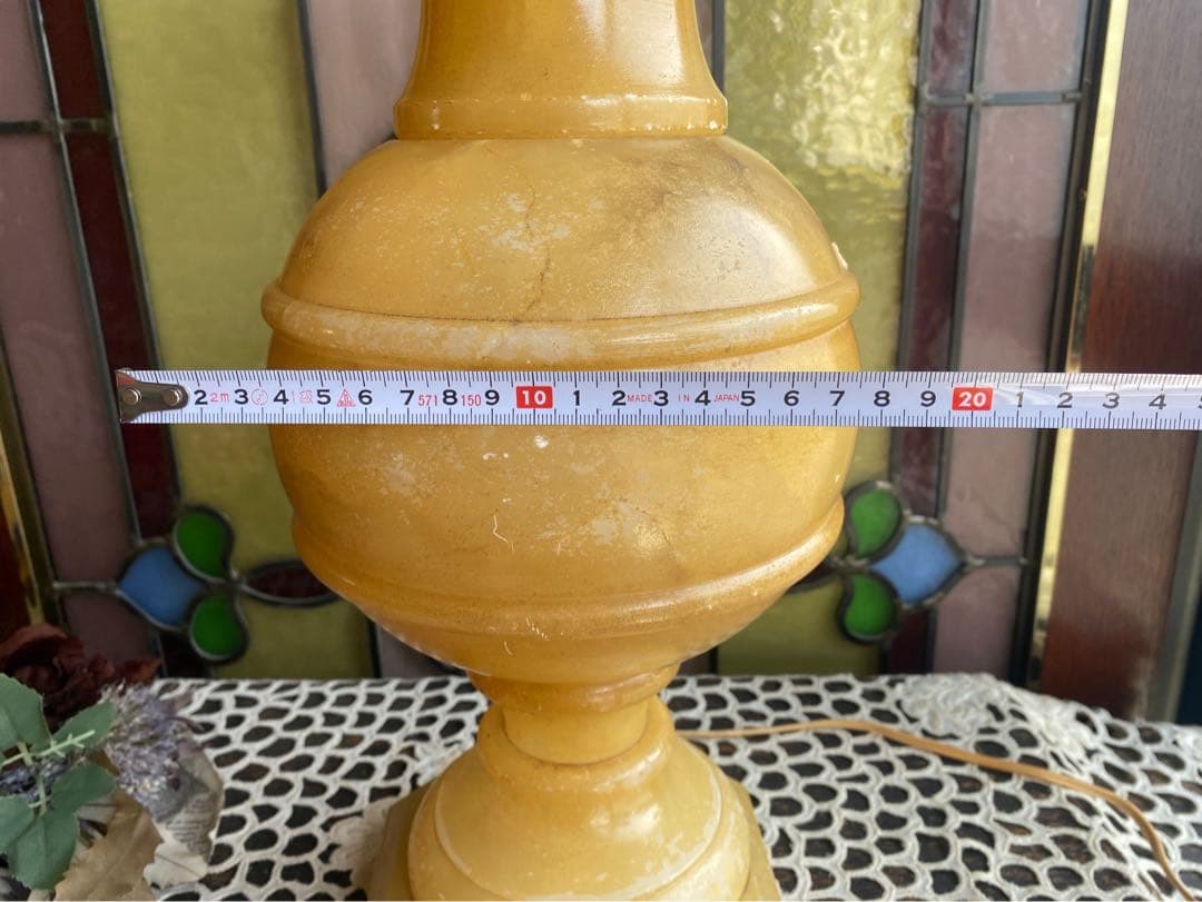 フロアスタンドライト 大理石 ランプ アンティーク インテリア 大理石