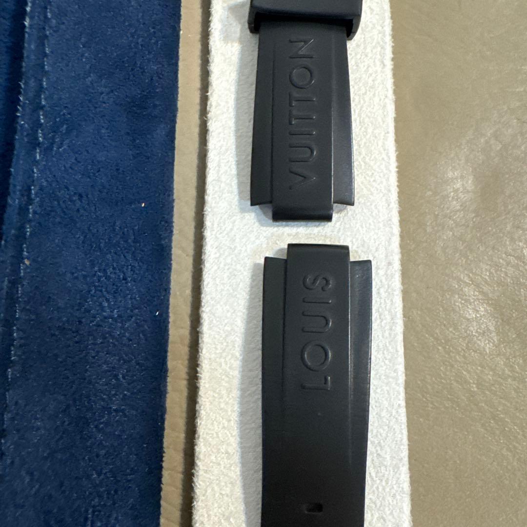 ルイ・ヴィトン ブラックラバーベルト　正規品