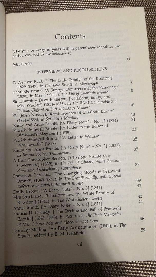 The Brontës Interviews and Recollections
