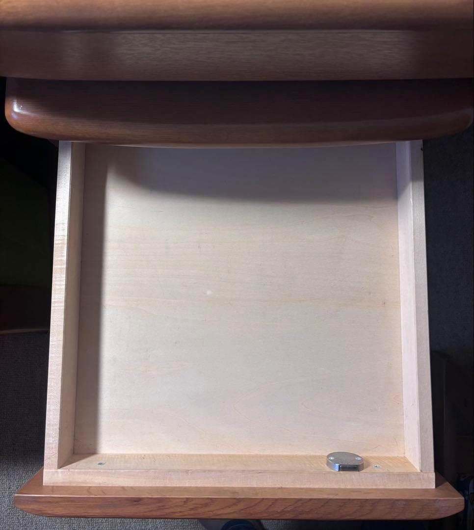 カリモク学習机 ４点セット 1-③ 袖棚