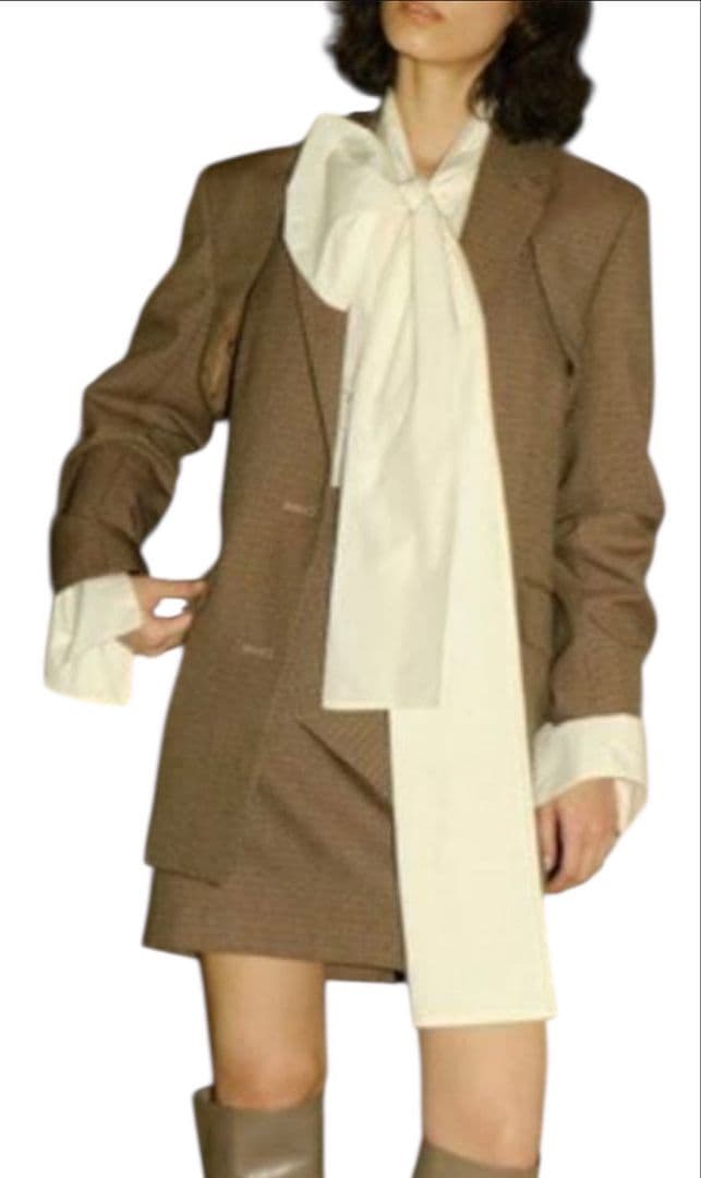 希少‼️美品★人気★FRAY ID カットアウトテーラード ジャケット ブラック