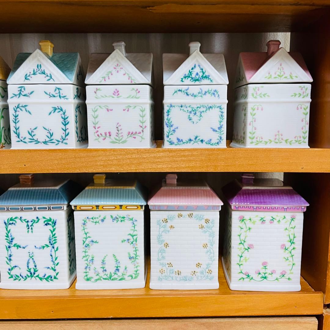 The Lenox Spice Village 24個セット 収納棚付