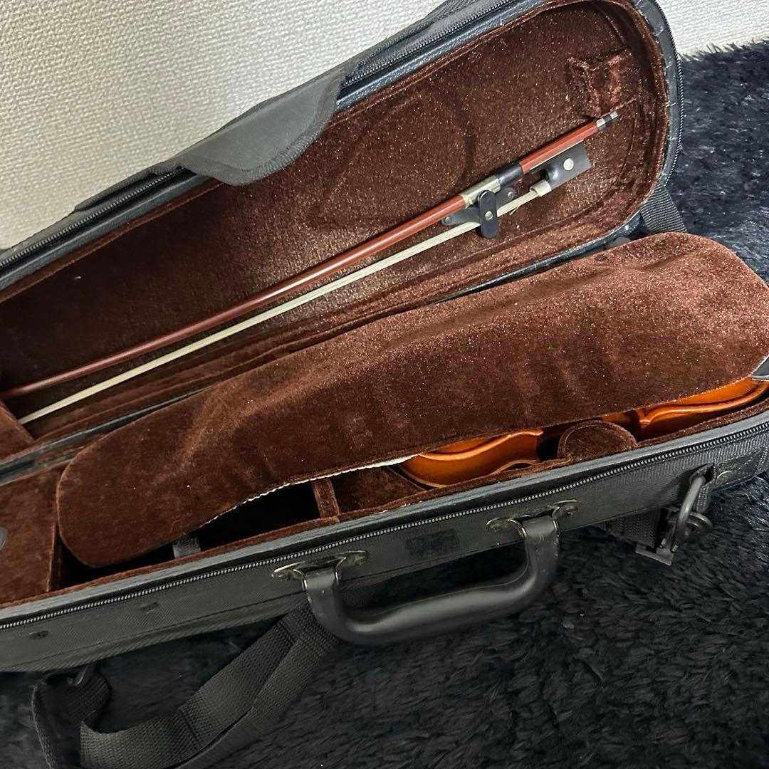 希少 バイオリン 1/16サイズ 子供用 ミニ 弦楽器 弓 ケース付属