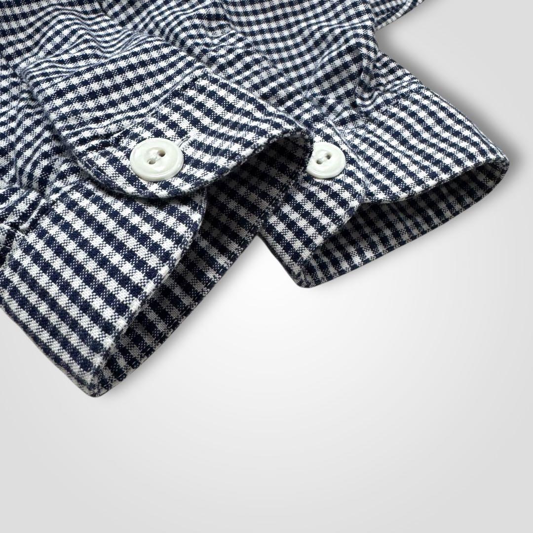 1710◆DANTON ダントン バンドカラーシャツ ノーカラーシャツ 38