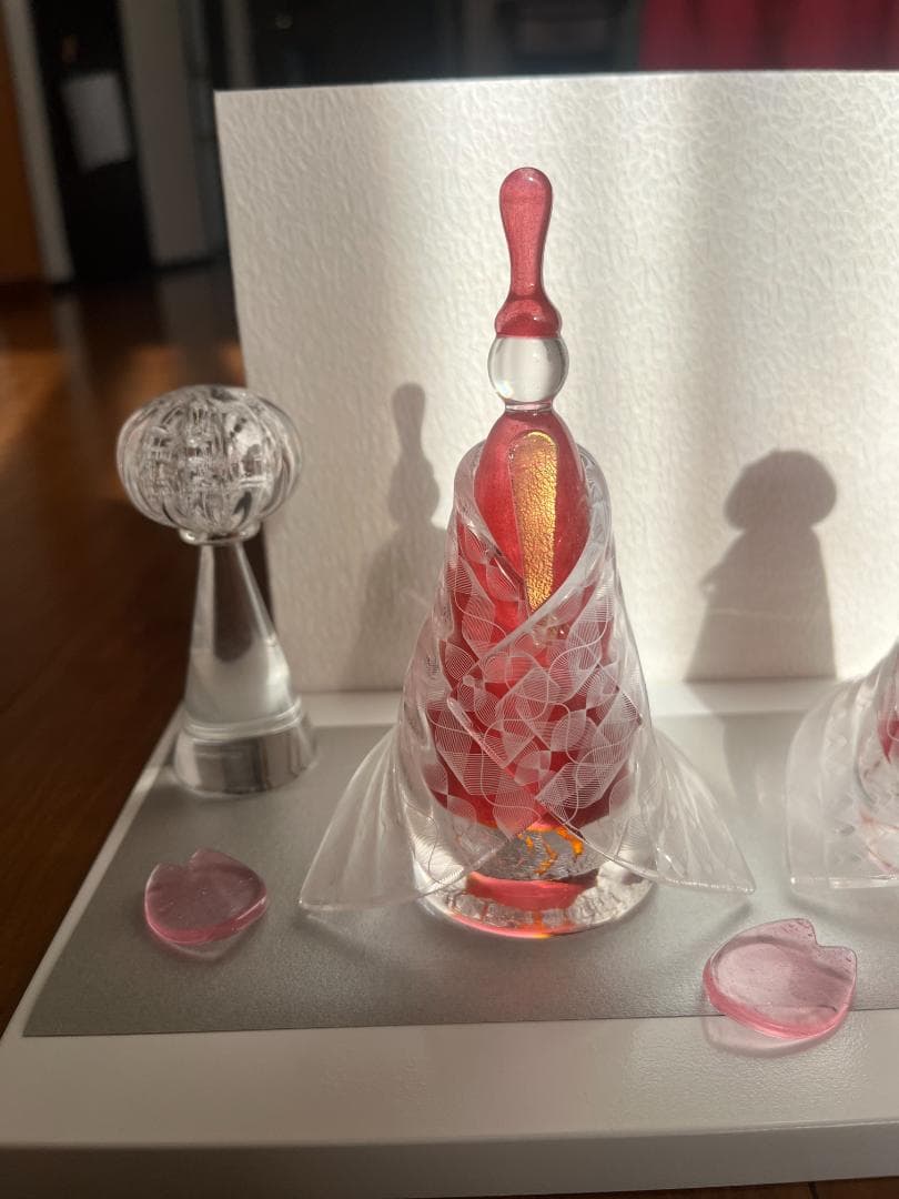 雛人形 Glass studio MIGAKI ヴェネチアングラスの雛人形